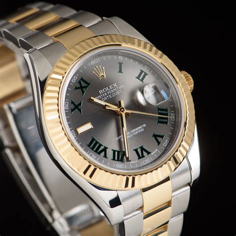 rolex datejust ii 116333 steel & gold|rolex datejust gold diamond dial.